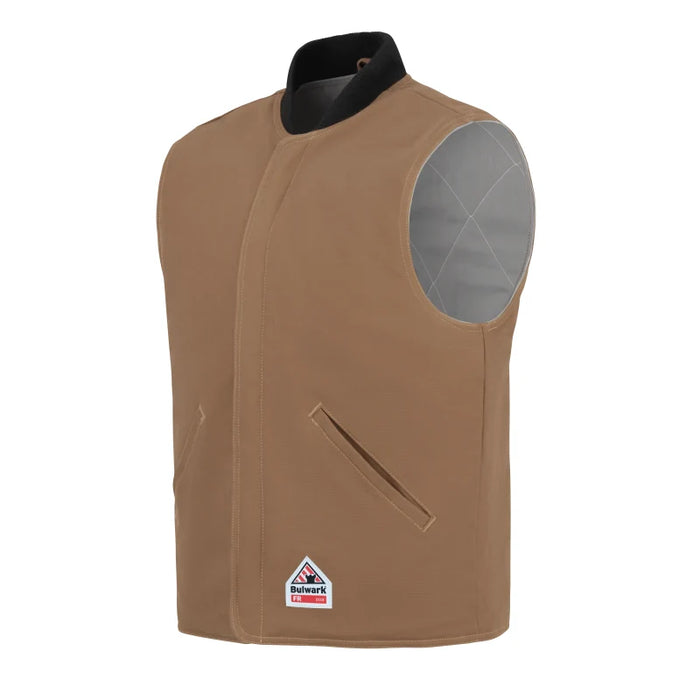Bulwark® Brown Duck Vest Jacket Liner CAT 4 - LLS8BD