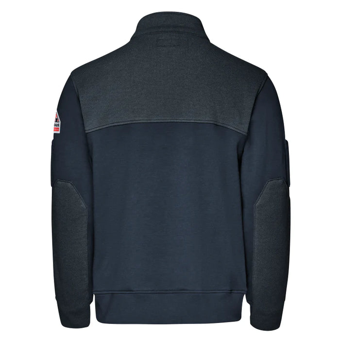 Bulwark® Flame Resistant Men's Quarter-Zip Fleece Navy - SMZ2