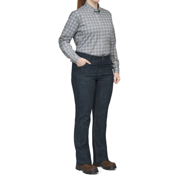 Bulwark® Flame Resistant Women's Knit Button Down Shirt - STG3