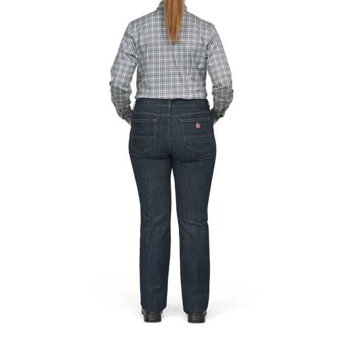 Bulwark® Flame Resistant Women's Knit Button Down Shirt - STG3