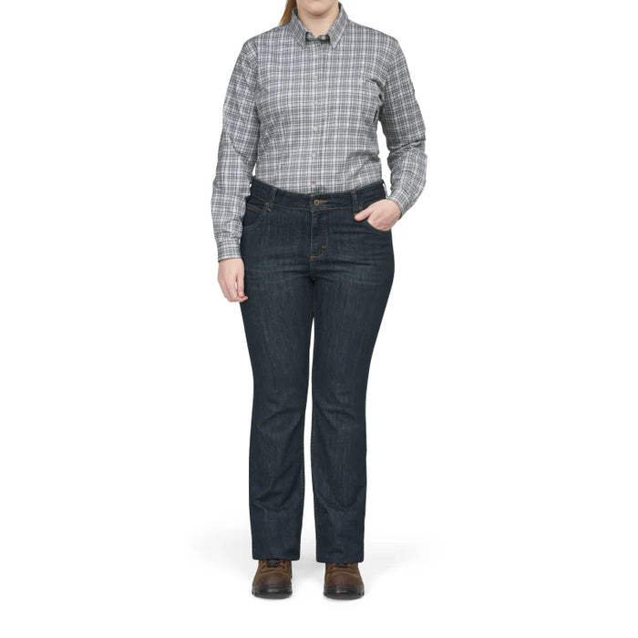 Bulwark® Flame Resistant Women's Knit Button Down Shirt - STG3
