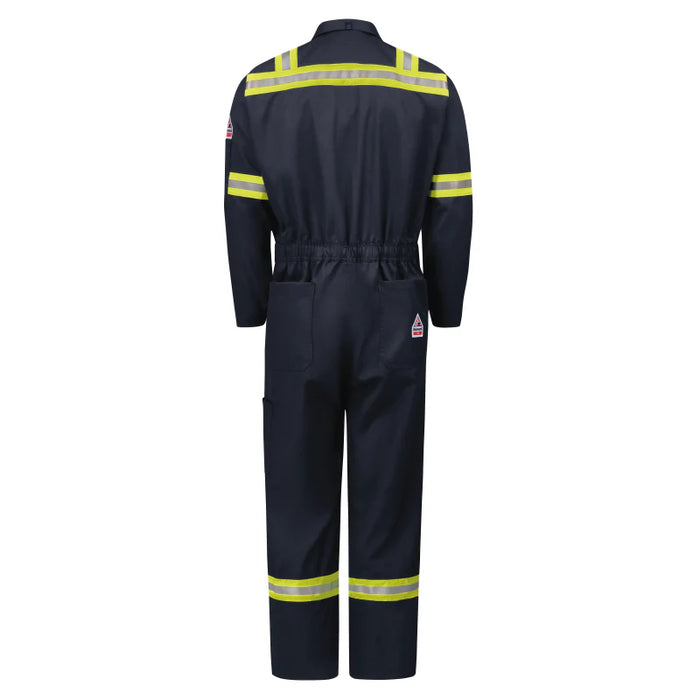 Bulwark® Men's Flame Resistant Enhanced Visibility Coverall - QC22-EHV