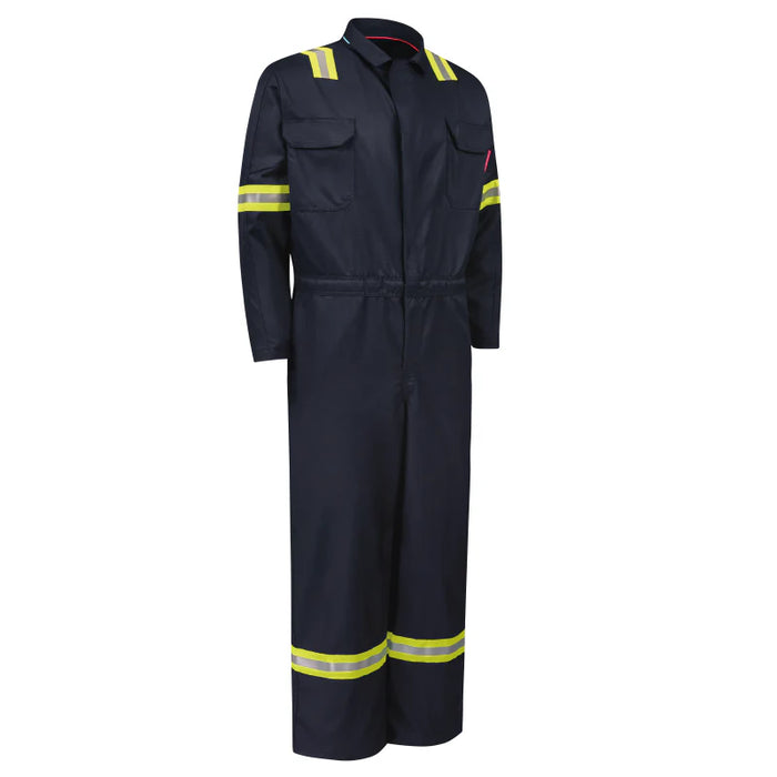 Bulwark® Men's Flame Resistant Enhanced Visibility Coverall - QC22-EHV