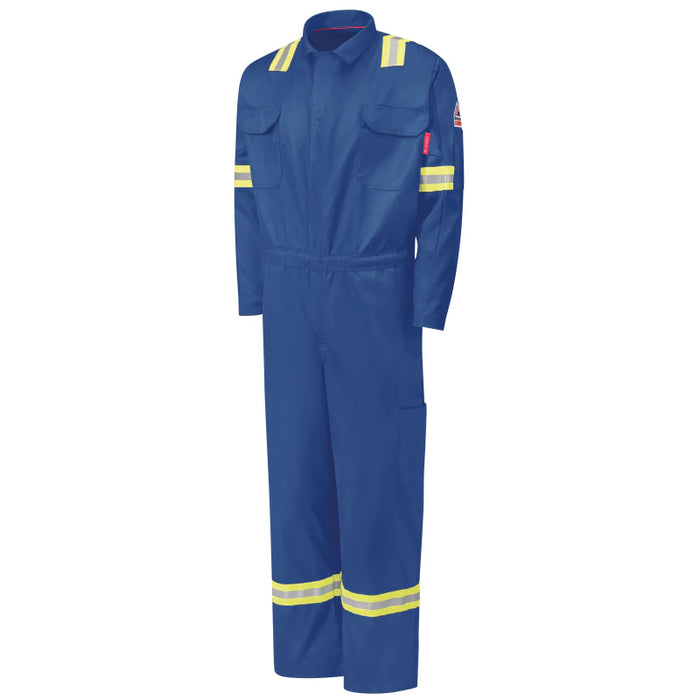 Bulwark® Men's Flame Resistant Enhanced Visibility Coverall - QC22-EHV