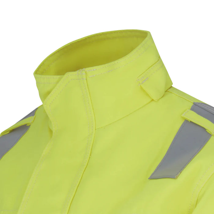 Bulwark® Men's Flame Resistant  Hi-Vis Bomber Jacket - Yellow - JMJ6
