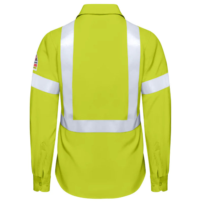 Bulwark® Women's Flame Resistant High Vis - Work Shirt - S1W3