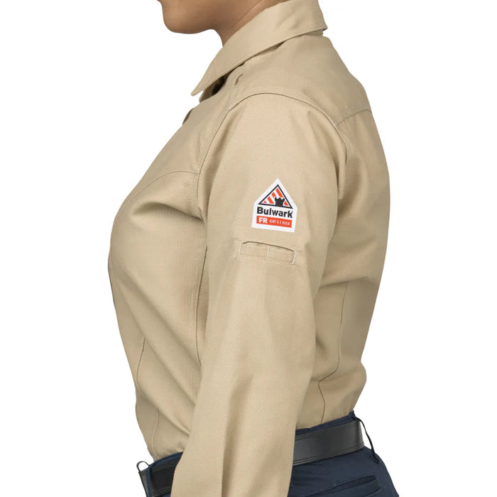 Bulwark® Women's Flame Resistant Lightweight Work Shirt - QS41