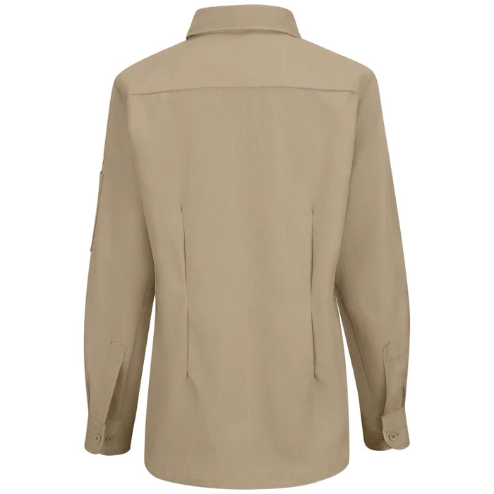 Bulwark® Women's Flame Resistant Lightweight Woven Shirt - Khaki - QS53