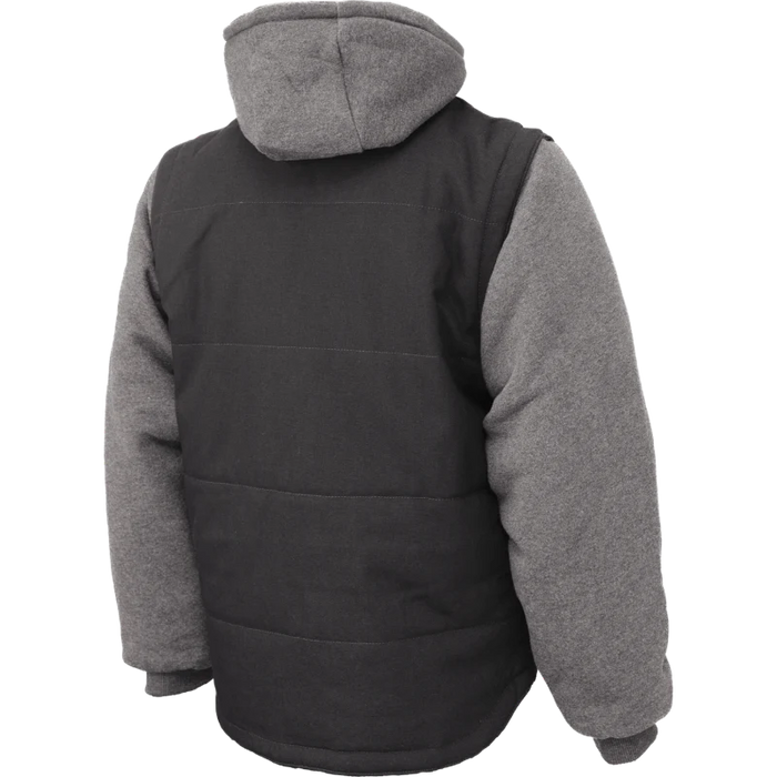 Tough Duck Zip-Off Sleeve Jacket with Detachable Hoodie - I8A2