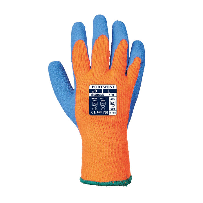 PORTWEST® A145 Cold Weather Grip Gloves - CAT 2 - ANSI Abrasion Level 2 - Safety Vests and More