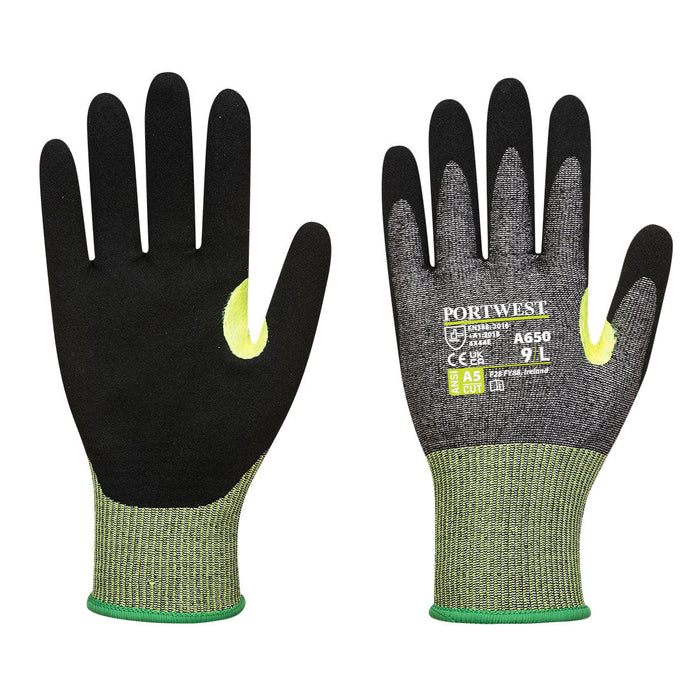 PORTWEST® CS VHR15 Nitrile Foam Cut Resistant Gloves - ANSI Cut Level A5 - A650