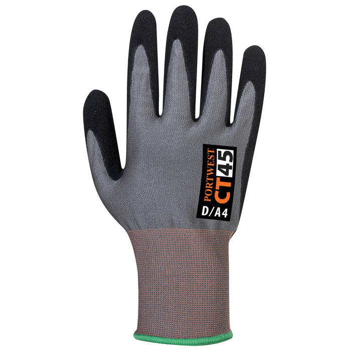 PORTWEST® CT45 - CT HR Nitrile Foam Gloves - CAT 2 - ANSI Cut Level A4 - Safety Vests and More