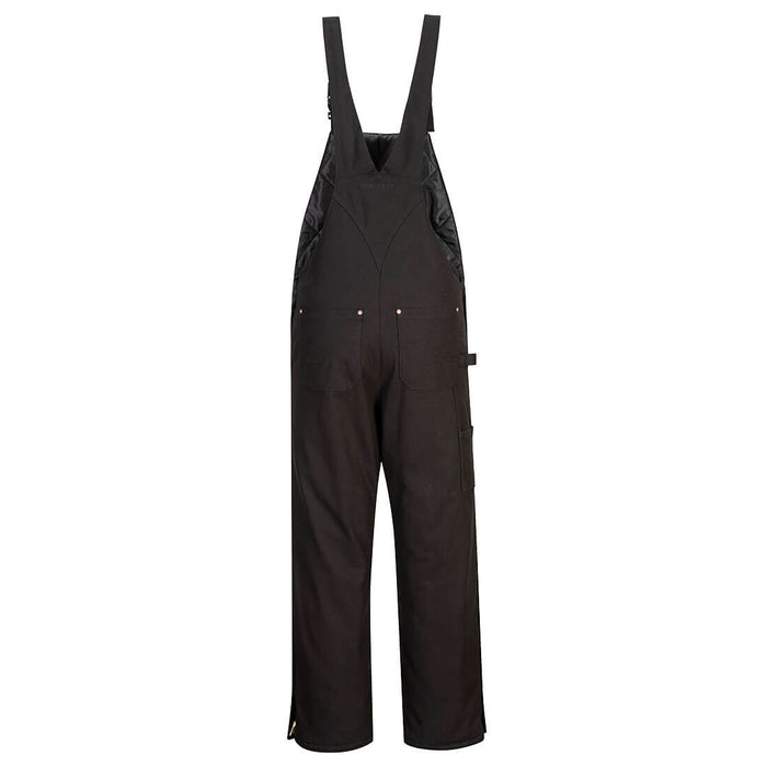 PORTWEST® DuraDuck Work Quilt Lined Bib and Brace - DC802 - Safety Vests and More