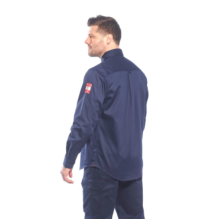 PORTWEST® FR89 Bizflame Flame Resistant Collared Shirt - Safety Vests and More