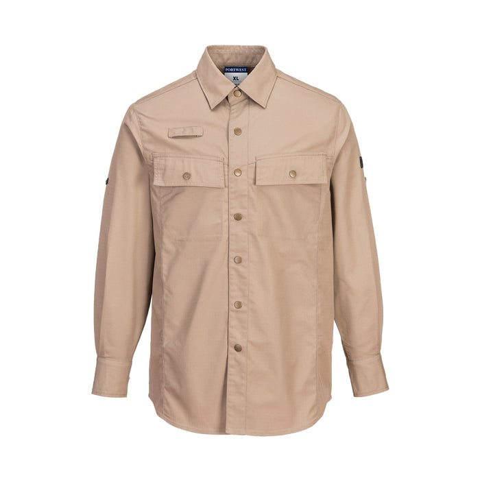 PORTWEST® Long Sleeve Ripstop Shirt - S130 - Safety Vests and More