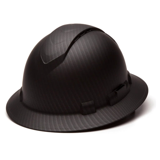 pyramex-ridgeline-vented-full-brim-hard-hat-4-point-ratchet-suspension-graphite-hp54117v