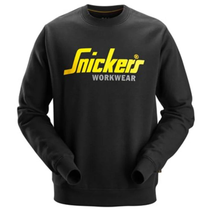 Snickers® Workwear Classic Workwear Sweatshirt - All-Day Comfort - Black - 2898