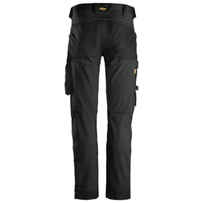 Snickers® Workwear Industrial Stretch Work Pants Tool Holders, CORDURA® Knees & Pre-Bent Legs - Slim Fit - 6341