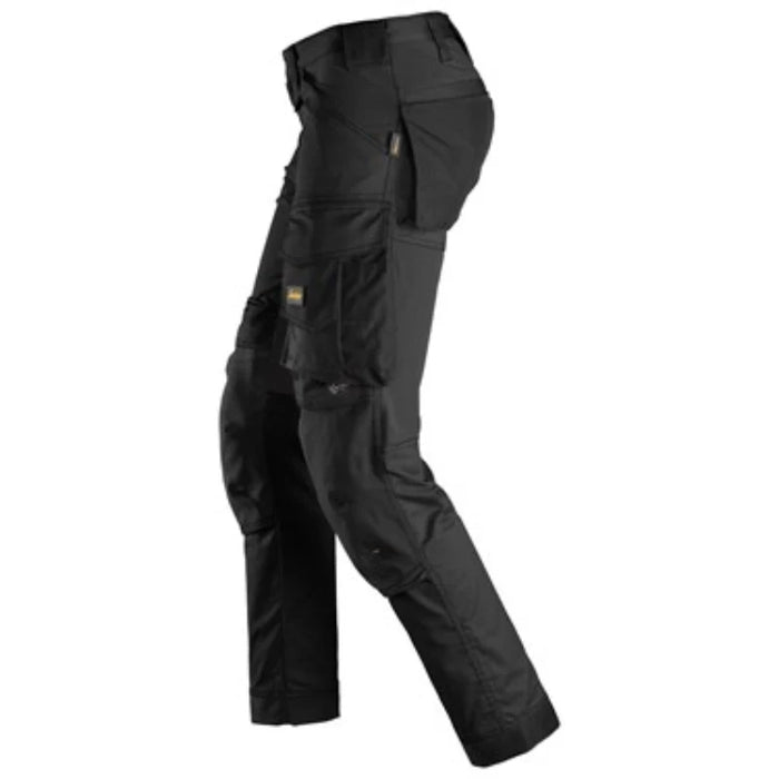 Snickers® Workwear Industrial Stretch Work Pants Tool Holders, CORDURA® Knees & Pre-Bent Legs - Slim Fit - 6341