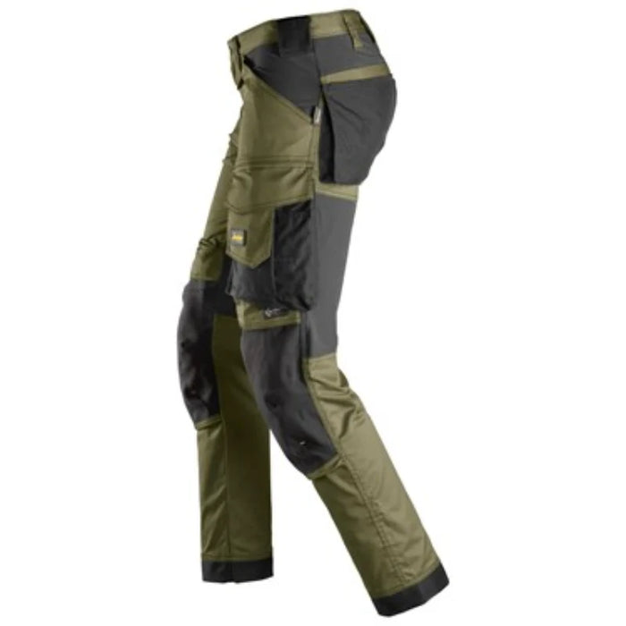 Snickers® Workwear Industrial Stretch Work Pants Tool Holders, CORDURA® Knees & Pre-Bent Legs - Slim Fit - 6341