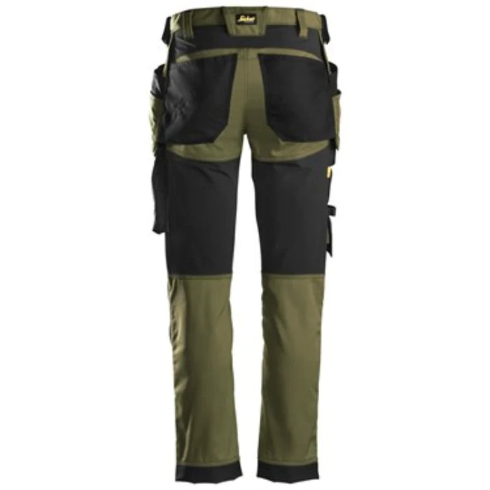 Snickers® Workwear Stretch Work Pants - CORDURA® Knees - Pockets & Tool Holders - Slim Fit - 6241
