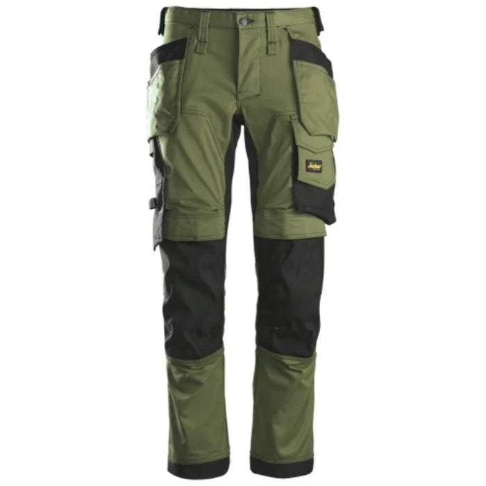 Snickers® Workwear Stretch Work Pants - CORDURA® Knees - Pockets & Tool Holders - Slim Fit - 6241