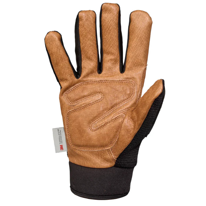 Tough Duck® 3M™ Thinsulate™-Lined Impact Resistant Glove - Brown - WG11