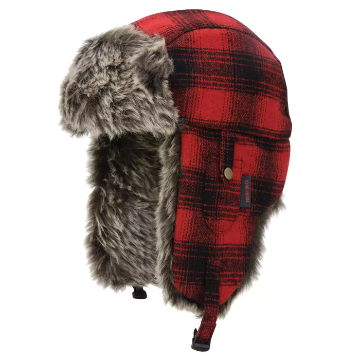 Tough Duck Classic Cool Plaid Aviator Hat - I15616