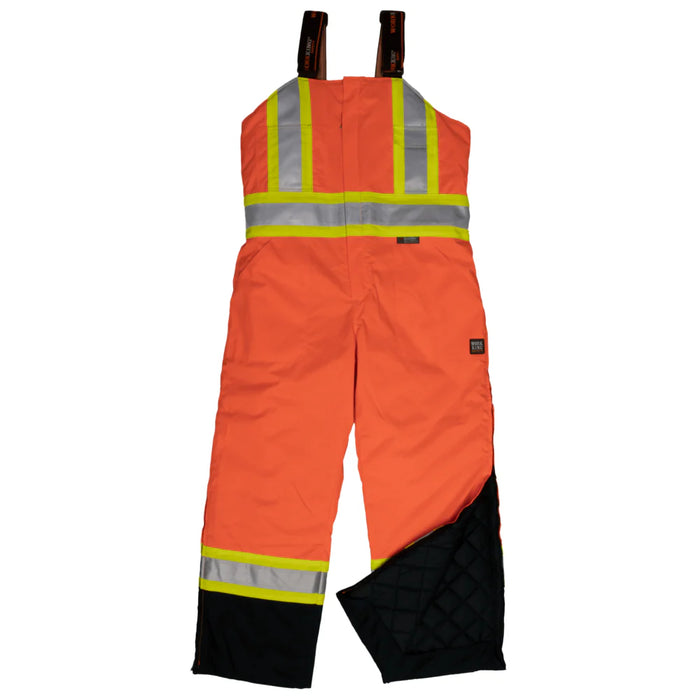 Tough Duck® Hi Vis Insulated Poly Oxford Safety Overall - X-Back - S798