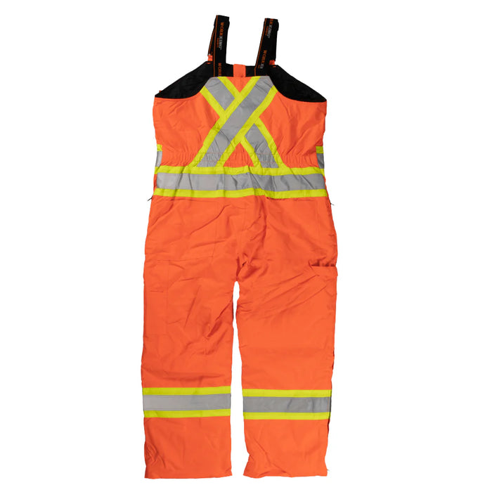 Tough Duck® Hi Vis Insulated Poly Oxford Safety Overall - X-Back - S798