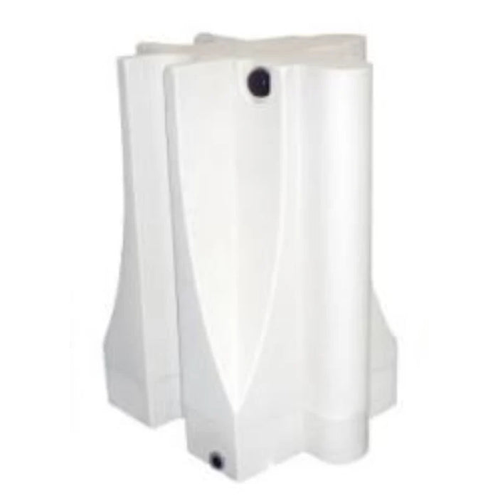 Water Fillable Safety Corner Barricades - 32" H x 18" L x 18" W - 22 Lbs Unfilled